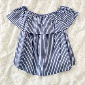 XHILIRATION // OFF SHOULDER TOP